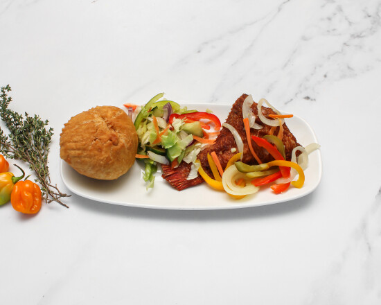 Fried fish with dumpling